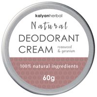 Kalyan Herbal Natural Deodorant Cream - Rosewood & Geranium